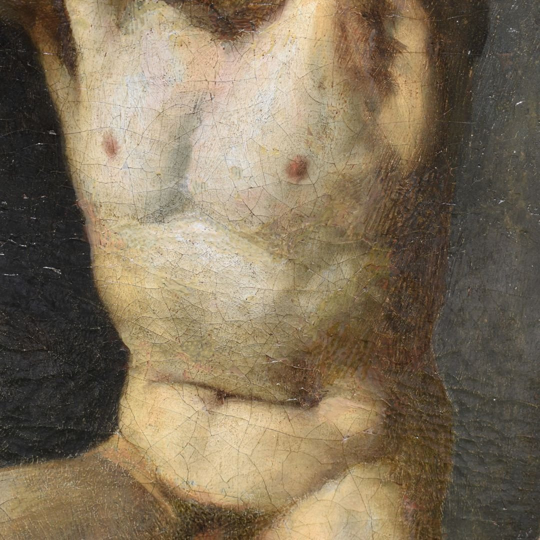 Nudo maschile - Scuola emiliana del XVIII secolo-photo-4