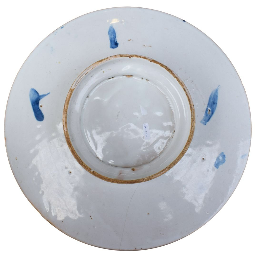 Alzatina in maiolica – Cavaliere a cavallo - Liguria, fine XVII secolo-photo-2