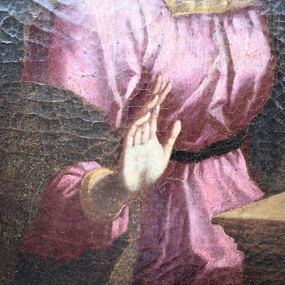 Annunciazione – Bottega di Pietro Candido (Peter de Witte) Fine XVI – inizi XVII secolo-photo-4