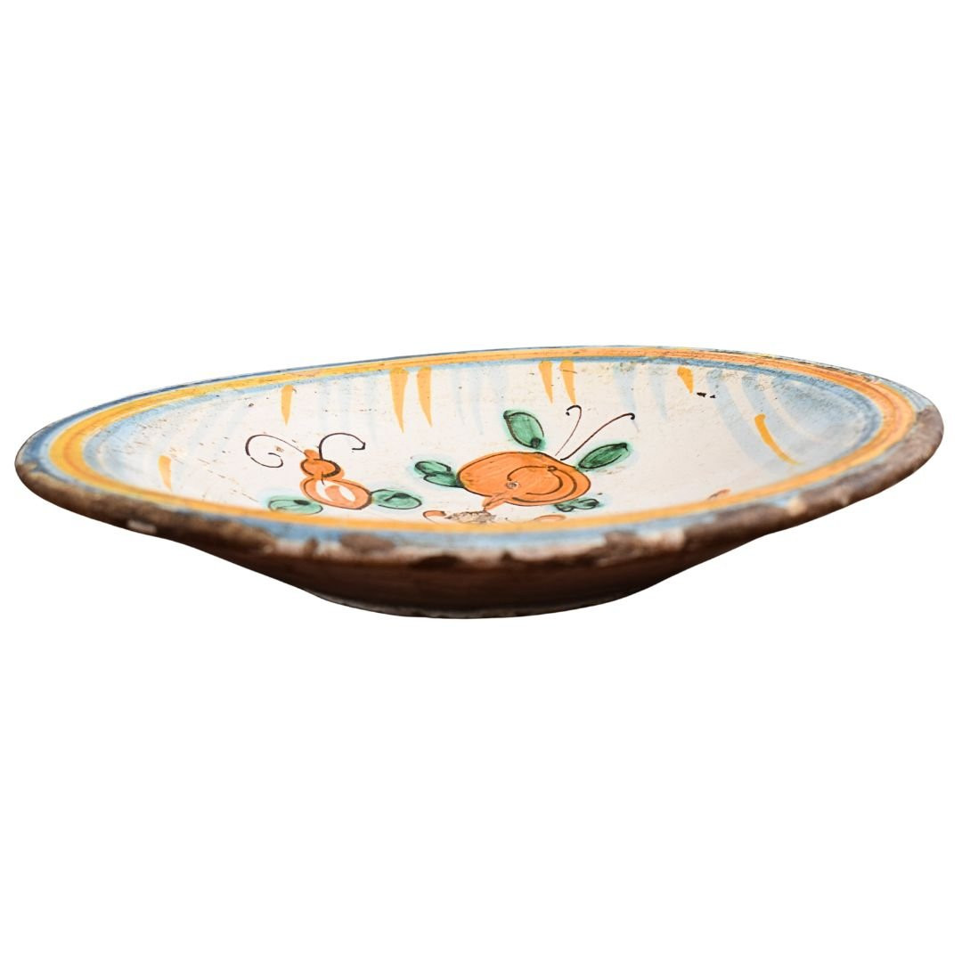 Piatto in maiolica di Montelupo – Inizio XVII secolo-photo-3