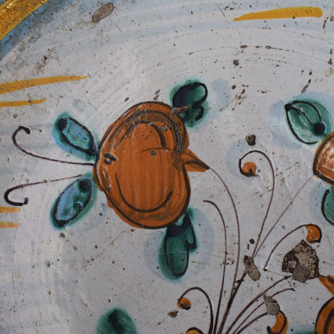 Piatto in maiolica di Montelupo – Inizio XVII secolo-photo-1
