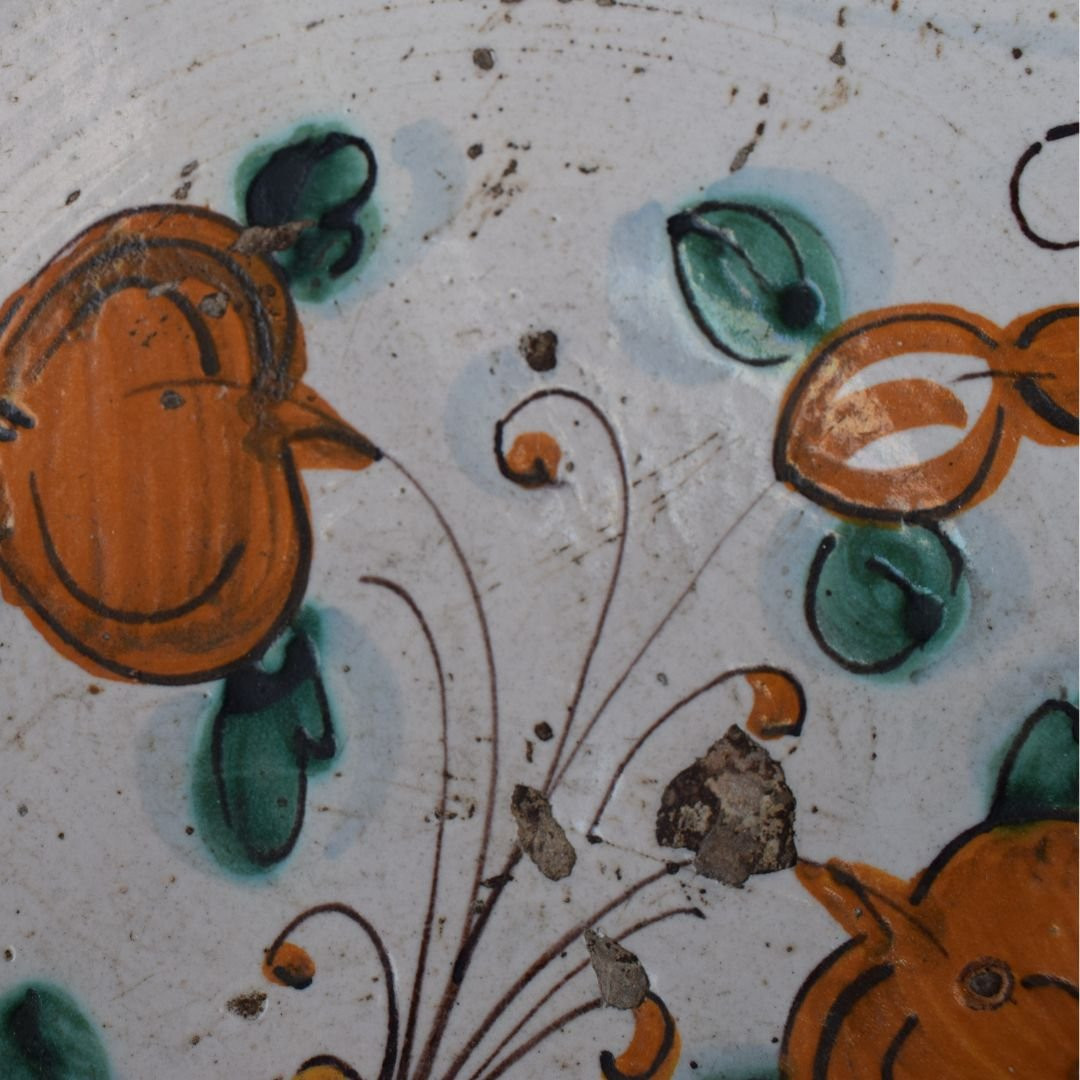 Piatto in maiolica di Montelupo – Inizio XVII secolo-photo-2