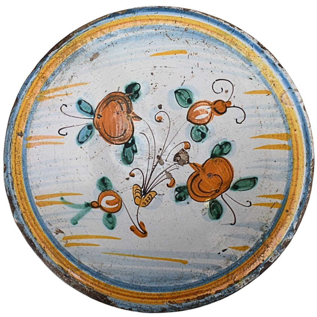 Piatto in maiolica di Montelupo – Inizio XVII secolo