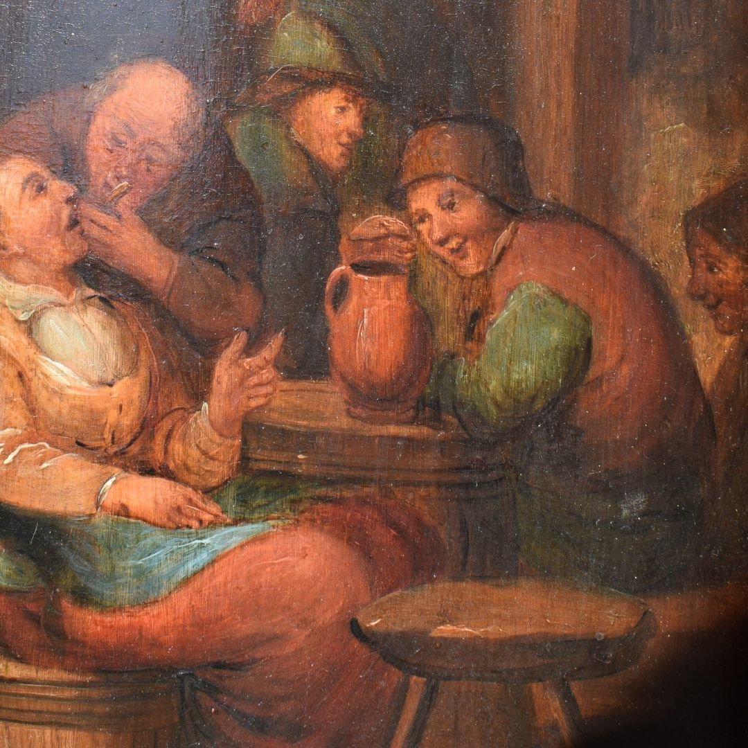 Tavola fiamminga, Il cavadenti, Inizio XVIII secolo-photo-1