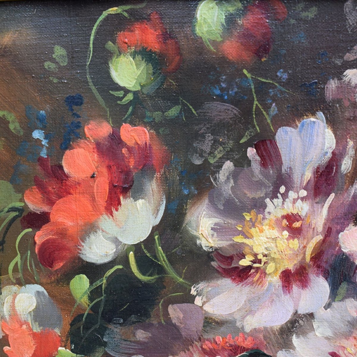 Natura morta con vaso di fiori, Scuola piemontese, XX secolo-photo-5