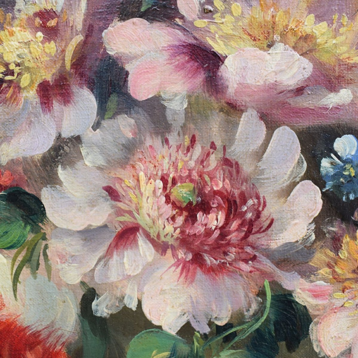 Natura morta con vaso di fiori, Scuola piemontese, XX secolo-photo-6