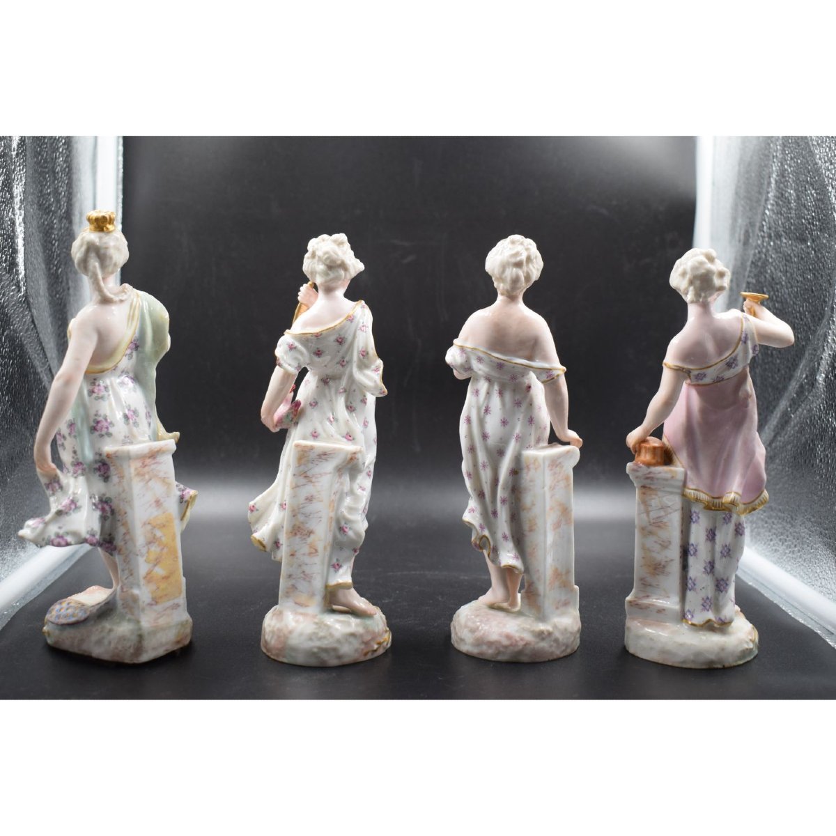 Meissen – Serie di quattro allegorie dei Vizi Capitali Porcellana Gola, Invidia, Orgoglio...-photo-2