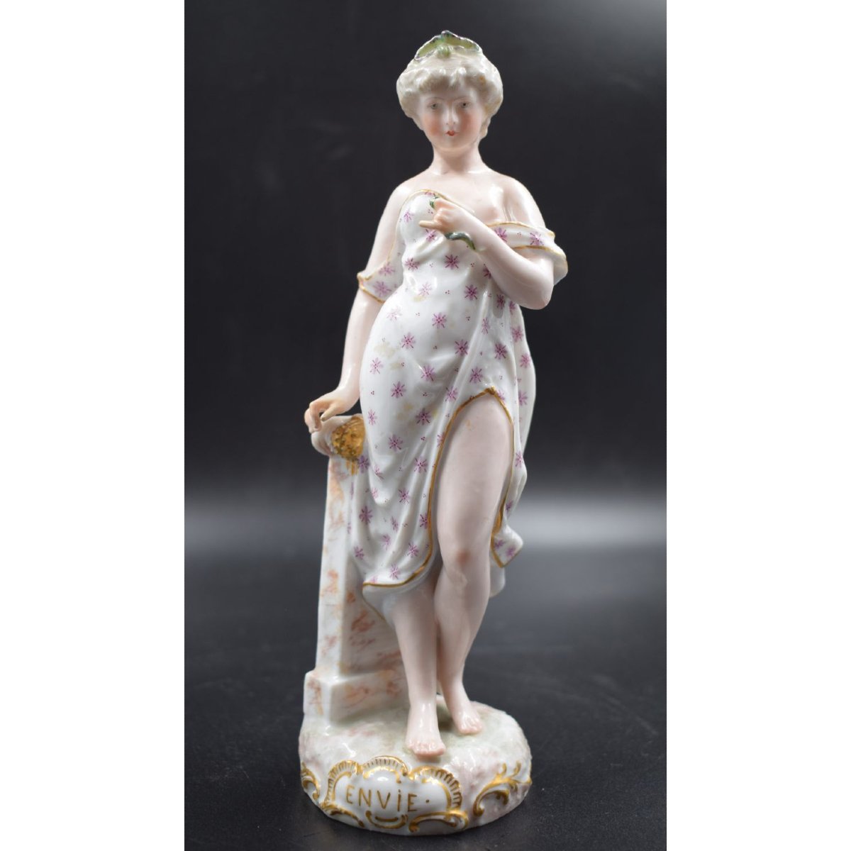 Meissen – Serie di quattro allegorie dei Vizi Capitali Porcellana Gola, Invidia, Orgoglio...-photo-7