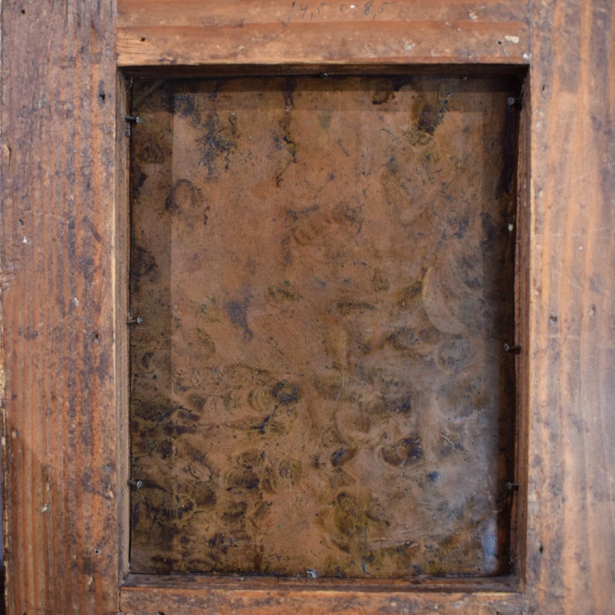 Sant'Ignazio di Loyola, olio su rame, XVII secolo – Cornice veneziana del XVI secolo-photo-3