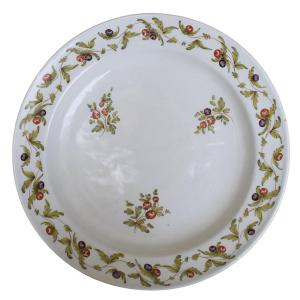 Piatto da parata in maiolica, Metà XVIII secolo