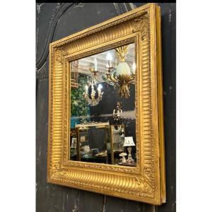 Golden Wooden Mirror 