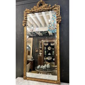 Large Louis XVI Mirror, 18th Century Period 