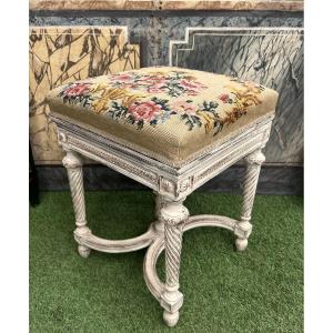 Louis XVI Style Piano Stool 