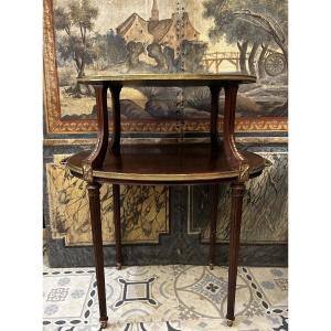 Louis XVI Style Mahogany Tea Table