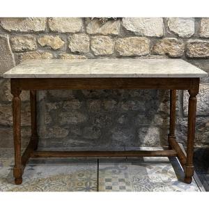 Oak Console Table 