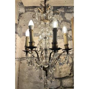 Crystal Cage Chandelier 