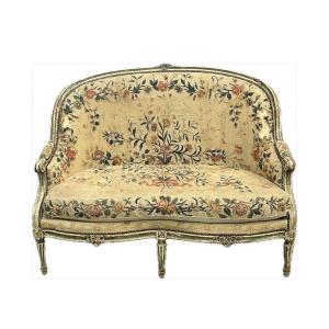 Louis XVI Style Basket Sofa