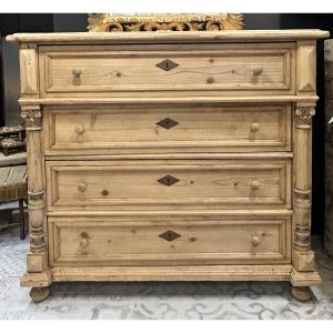 Pine Chest Of Drawers XIX Century