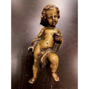 Putto In Gilded Bronze