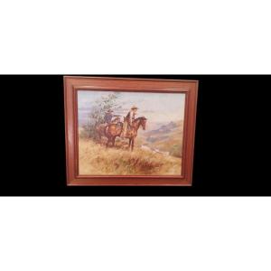 Alan Fearnley Painting The Conquest Of The American West