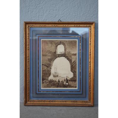 19th Century Ink Drawing