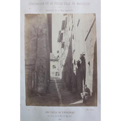 "renovation Of The Old Town Of Marseille" 1862 Photo By Terris