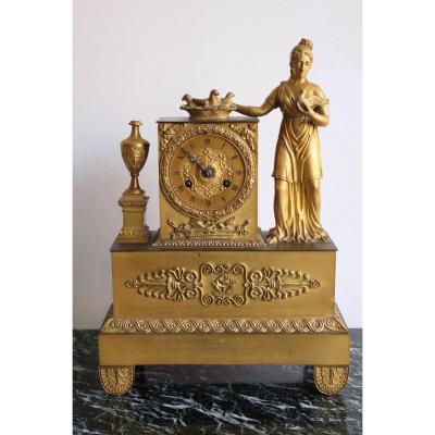 19th Century Vestal Clock