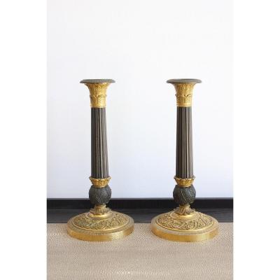 Charles X  Candelabras
