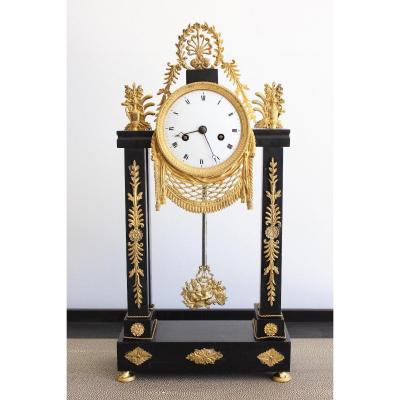 19th Century Gilt Bronze Clock