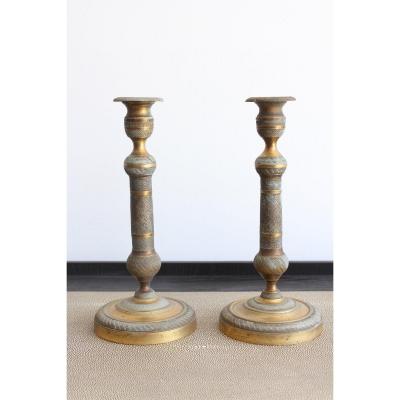 Pair Of Candlesticks Restoration Period