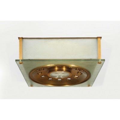 Ceiling Lamp By Gilbert Poillerat 1962