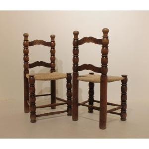 Pair Of Rustic Chairs