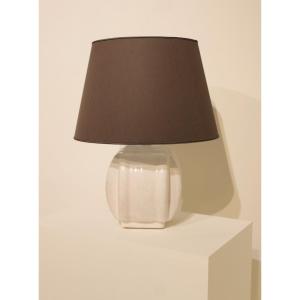 Large Art Deco Ceramic Lamp By Paul Bonifas 