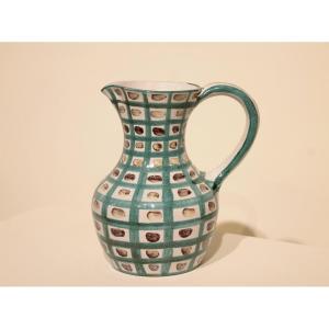 Large Ceramic Pitcher By Robert Picault, Vallauris (1919-2000)