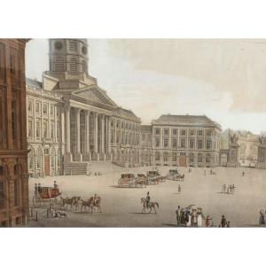 Série De Quatre Gravures De La Capitale d'Europe.