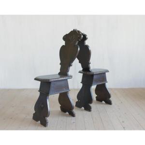 Pair Of Guard Stools