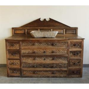 17th Century Basque Sacristy Furniture