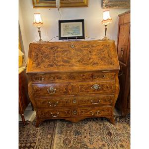 18th Century Inlaid Scriban 