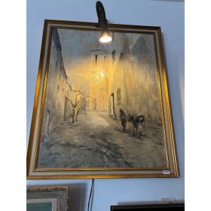 Zarou's Painting Of A Corsican Village