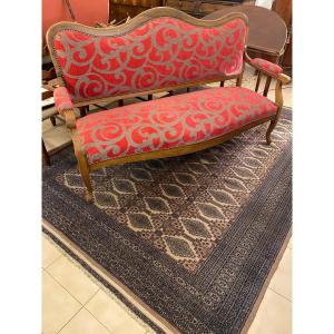 Bench In Solid Walnut Period XIX Century