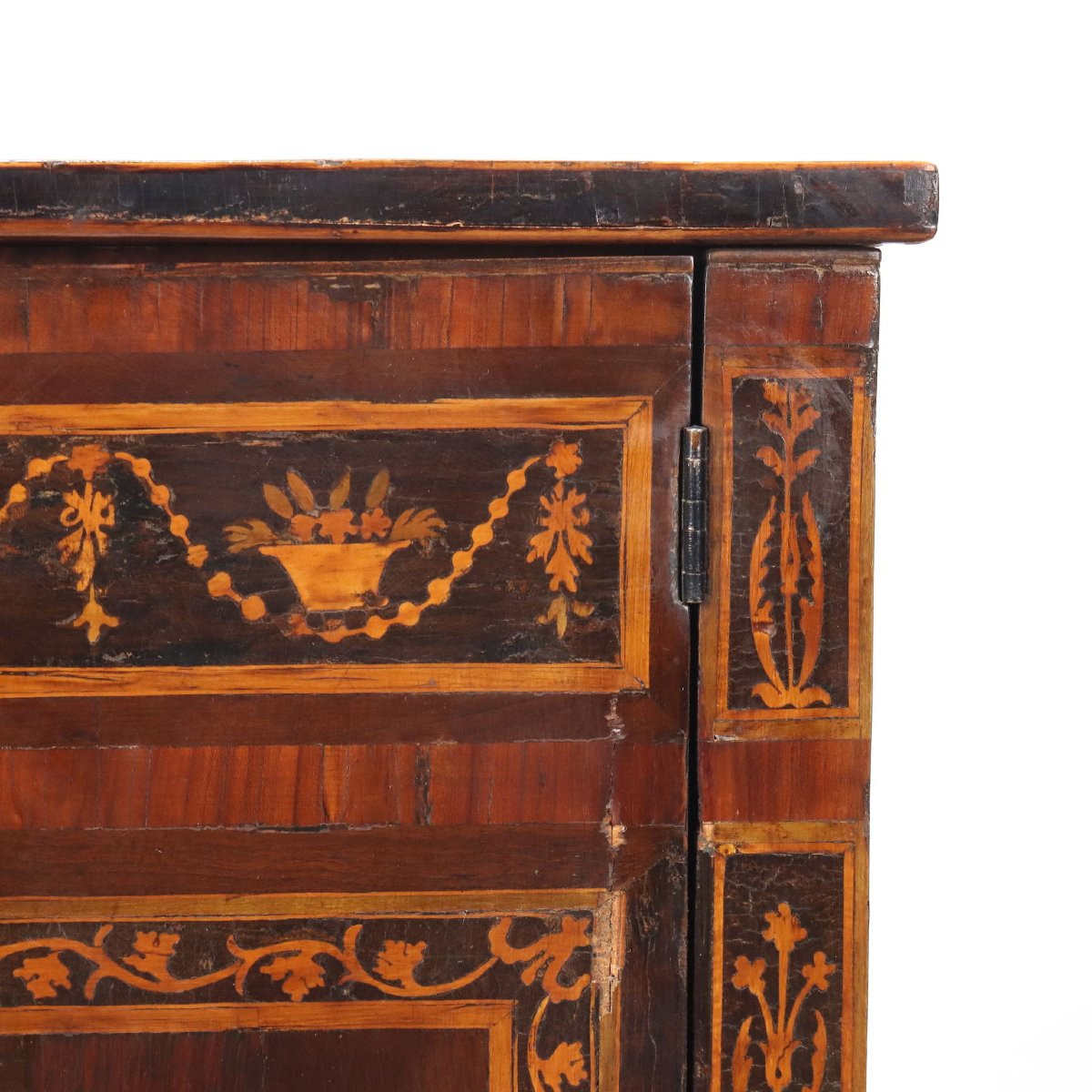 Comodino Neoclassico Lombardia Fine XVIII Secolo-photo-1