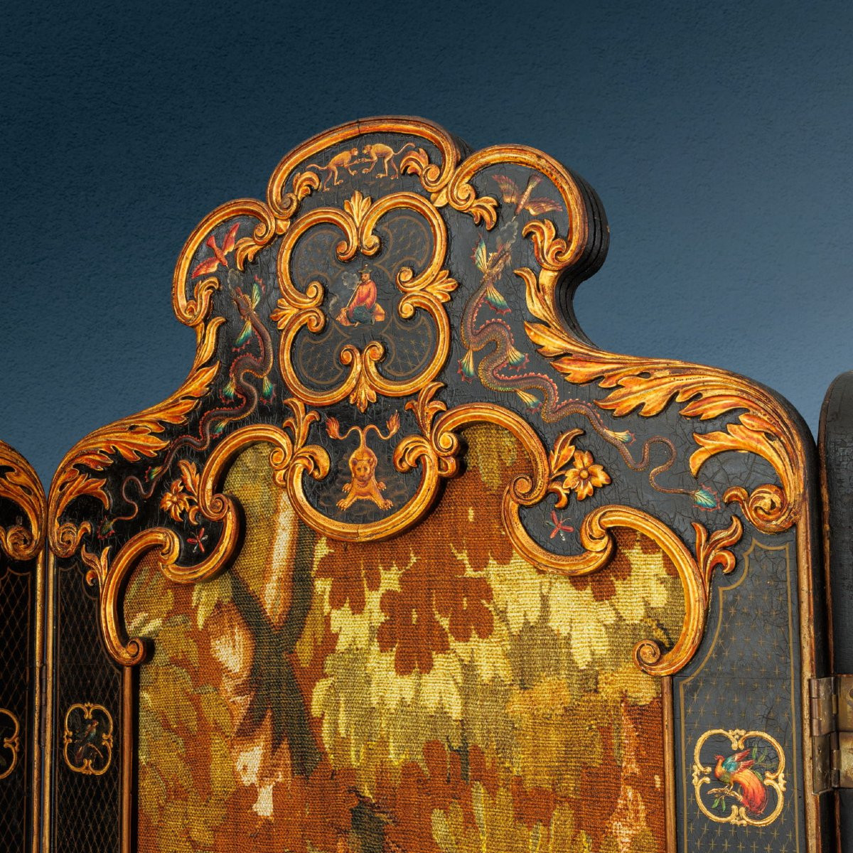 Paravento alla chinoiserie. Italia, secondo quarto XIX secolo-photo-2