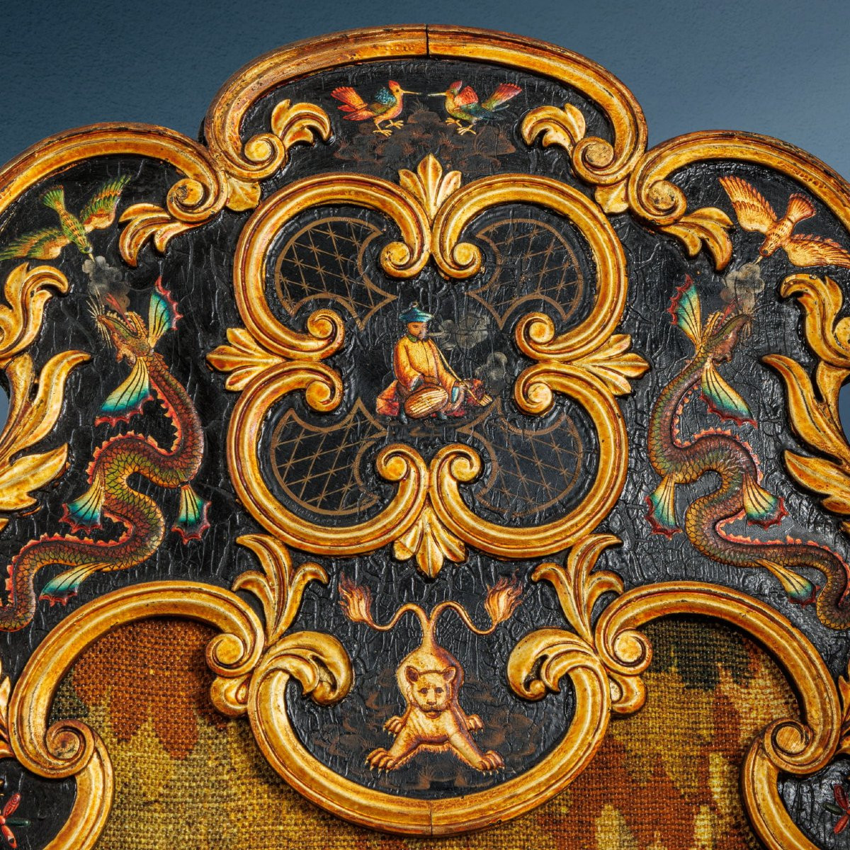 Paravento alla chinoiserie. Italia, secondo quarto XIX secolo-photo-3