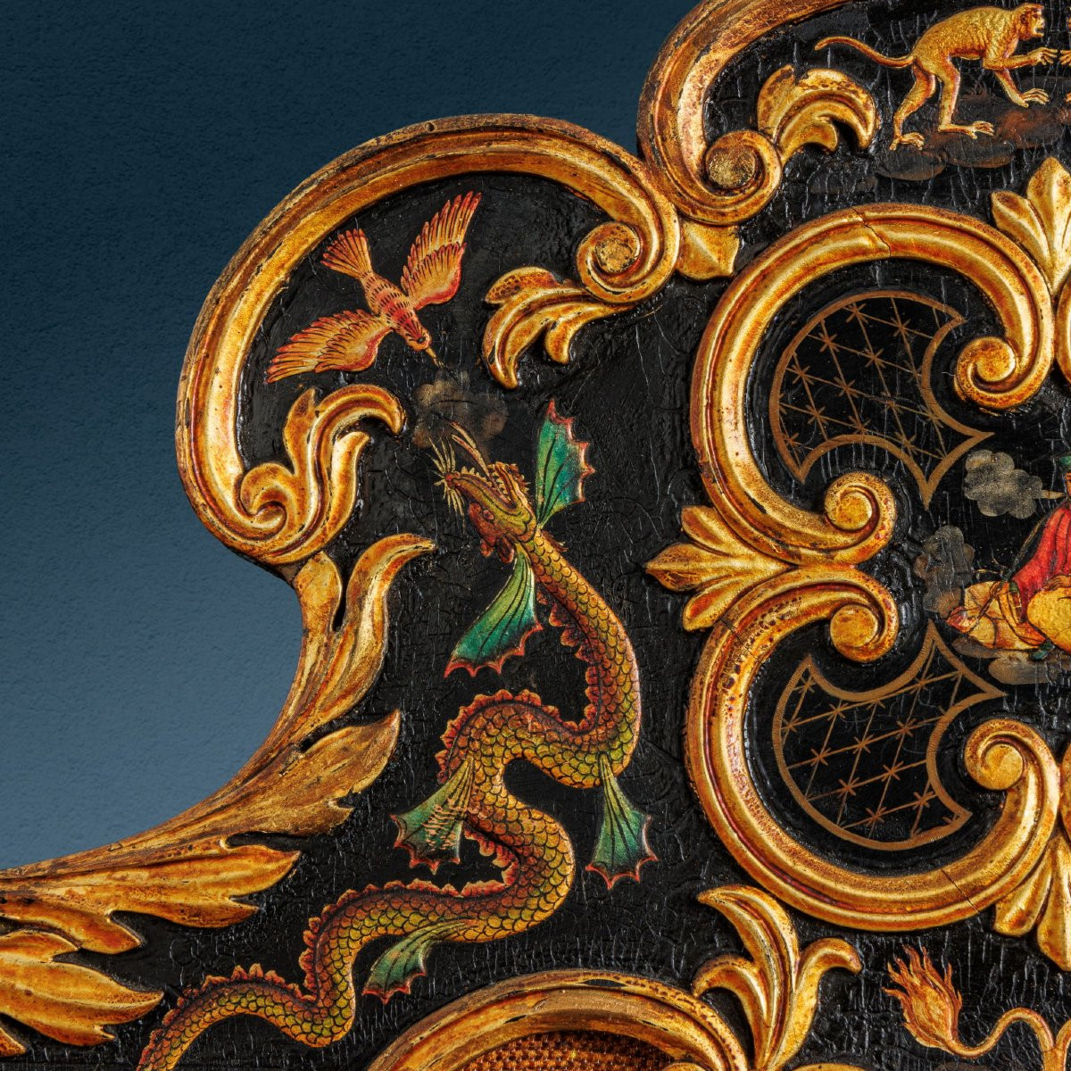 Paravento alla chinoiserie. Italia, secondo quarto XIX secolo-photo-1