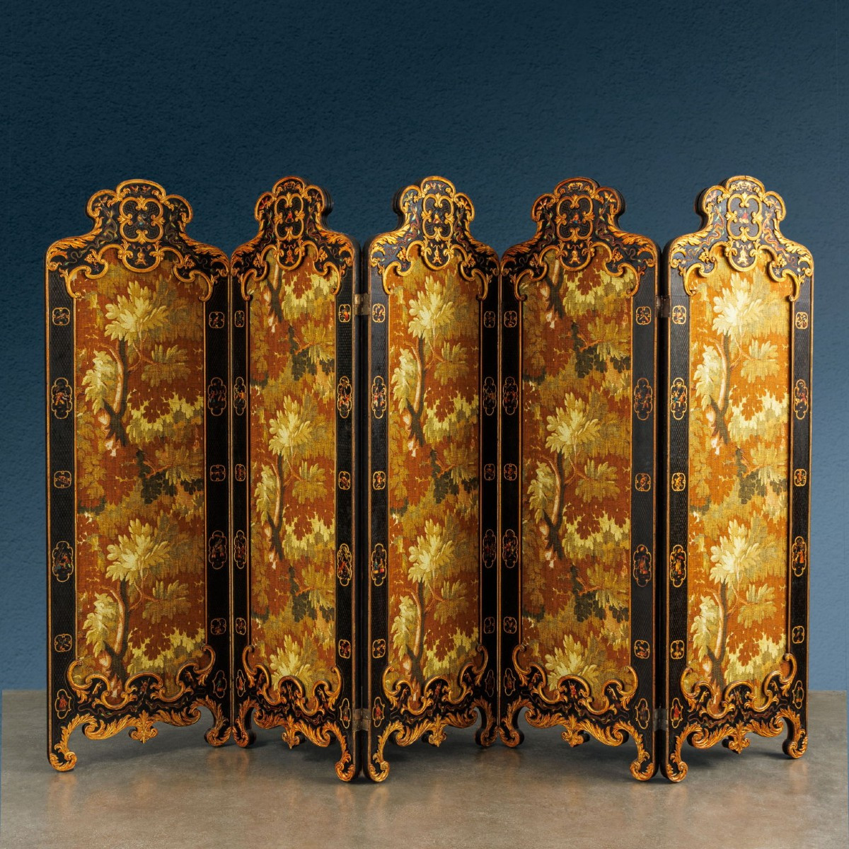 Paravento alla chinoiserie. Italia, secondo quarto XIX secolo