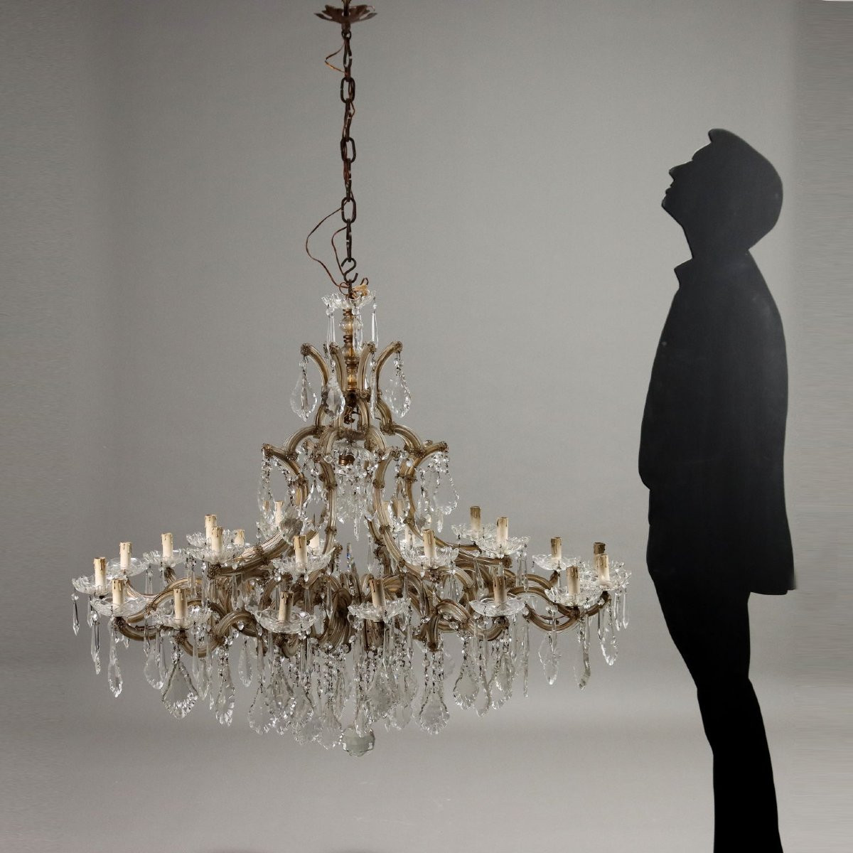 Lampadario in Stile Maria Teresa Italia XX Secolo-photo-2