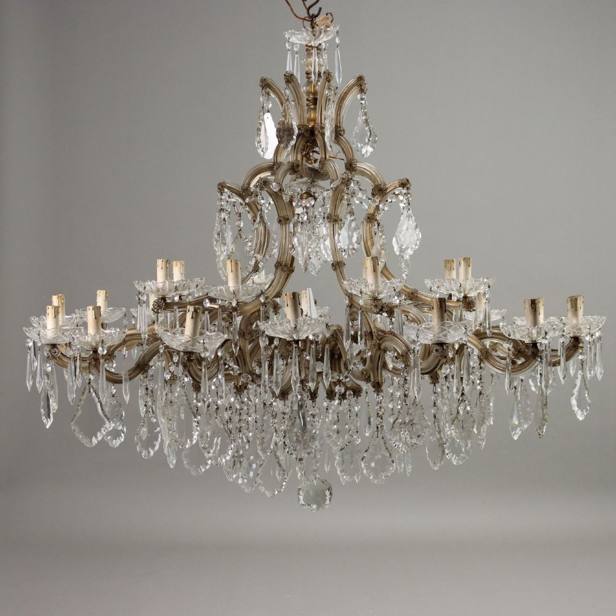 Lampadario in Stile Maria Teresa Italia XX Secolo-photo-3