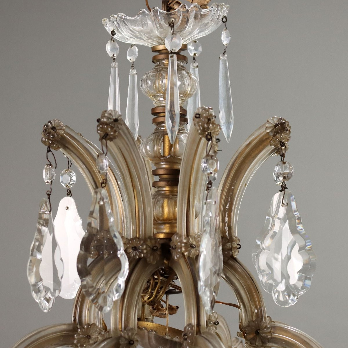 Lampadario in Stile Maria Teresa Italia XX Secolo-photo-4