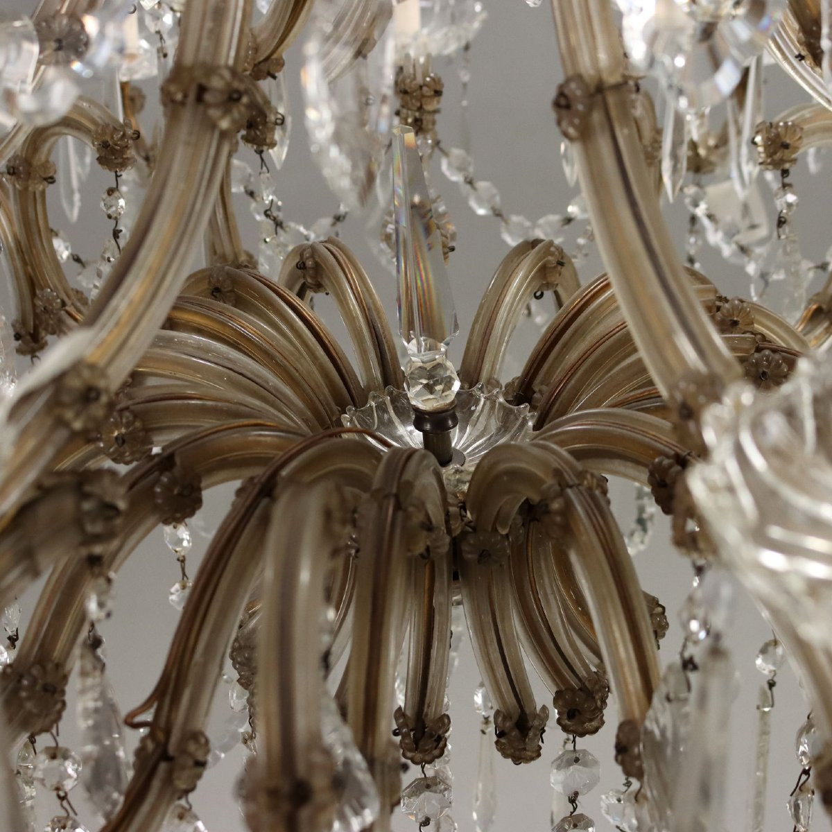 Lampadario in Stile Maria Teresa Italia XX Secolo-photo-3