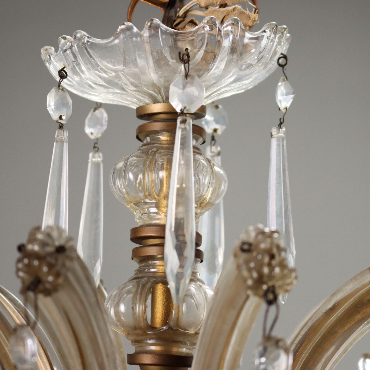 Lampadario in Stile Maria Teresa Italia XX Secolo-photo-4
